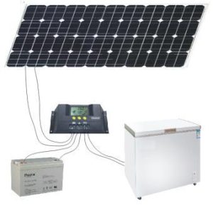 BD-458 458L solar DC Chest Freezer product image
