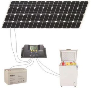 BD-258 258L solar DC Chest Freezer product image